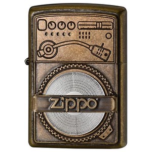 ZIPPO 2UDB-RECORD シンチュウメッキ