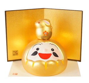 Better Fortune Zodiac Fortune Ornament Daruma Gold Decoration Decoration
