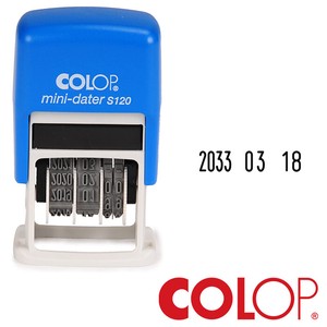 COLOP コロップ 日付 スタンプ mini dater stamp S120 数字 「月」【2022年〜2033年】