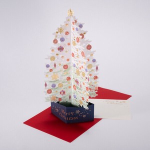クリスマスカード ■レーザーカット立体タイプ ■メッセージシート付 ★大人気商品！