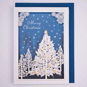 Laser Cut Christmas Card 2 Christmas Tree