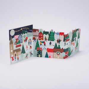 クリスマスカード ■三つ折りタイプ ■輸入品