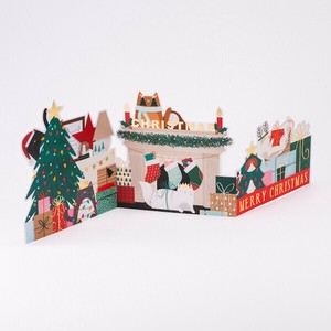 クリスマスカード ■三つ折りタイプ ■輸入品