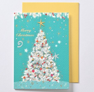 クリスマスカード ■クリスマスツリー柄 ■輸入品