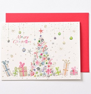 クリスマスカード ■クリスマスツリー&ギフトボックス ■輸入品