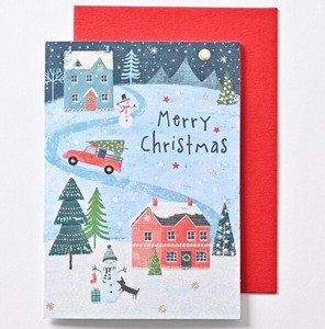 Christmas Card Christmas Cityscape Casual Illustration Imports