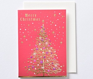 Greeting Card Foil Stamping Mini Christmas Tree