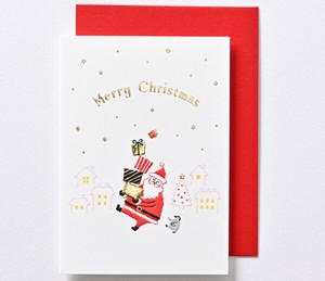 Christmas MIN CARD Santa Claus Casual