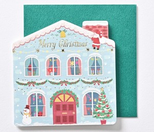 Christmas MIN CARD Cutters/Mold Santa House Casual