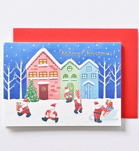 Christmas MIN CARD Santa Casual