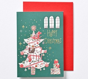 Christmas MIN CARD Christmas Tree Gift Box Casual