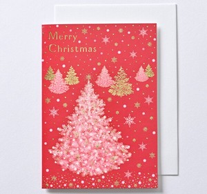 クリスマスカード ■レッド ■クリスマスツリー