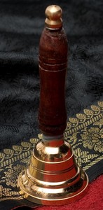 Handle Attached Brass Hand 12 8 cm