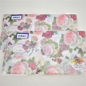Floral Pattern Mask Case 2 Set Rose