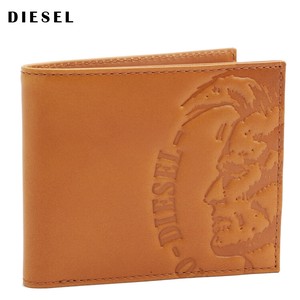 DIESEL Wallet Two Men's Wallet Men's 4 7 63 60 2 7 8 Golden Brown