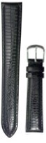 Clock/Watch Band Leather Cow Leather Black Band 10