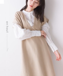 Acrylic Long Knitted Vest Layard 2