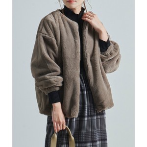 Fake Fur Non-colored Blouson mitis Coat Eco Fur 2