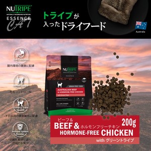 総合栄養食 ニュートライプ GF 猫 キャットフード (ドライ)　ビーフ＆チキン＆グリーントライプ