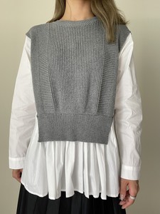 Knitted Docking Shirt Top