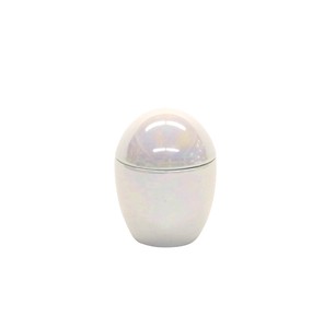 【ペット骨壷・分骨壺】卵型オーロラ骨壺  小 H8.5cm