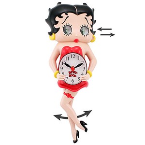 【Betty Boop™】3D モーション クロック BB-NJ-CL-CL900