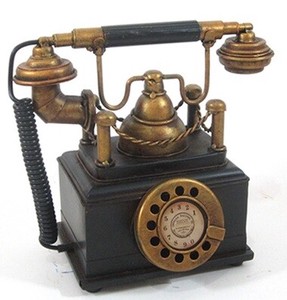 ブリキのおもちゃ（telephone bank)【43161】