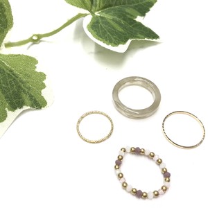 Silver-Based Ring Rings Set of 4
