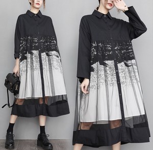 Casual Dress Patchwork A-Line