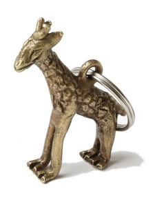 Brass Giraffe Key Ring 2 8 1 Brass 2