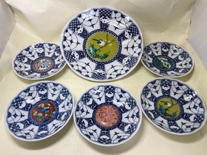 4 8 10 KUTANI Ware Party Plate Set set