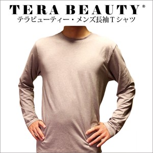 【テラ ビューティー・メンズ長袖Tシャツ】（1枚入り・M/L/LLサイズ） 【TB-018】男性用長袖Tシャツ