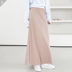 【スカート】 Hライン　スリム　シンプル　ロング　スカート　Long skirt 2022秋冬新作