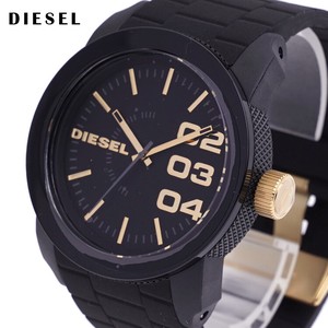 DIESEL Clock/Watch Men's Ladies Wrist Watch Casual Mono Tone Black 1 972