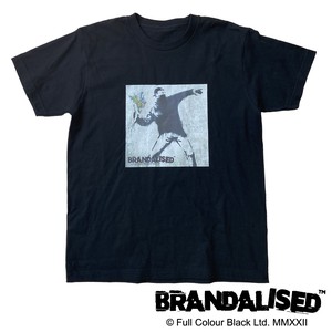 【 BRANDALISED Tシャツ 】　"flower bomber"　ブラック　半袖 Tシャツ キッズ メンズ レディース