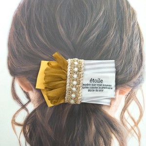 バレッタ【handmade】リボンバレッタ