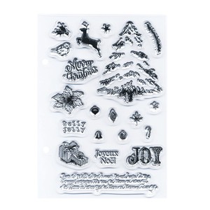 Handicraft Material Clear Stamp Christmas Tree
