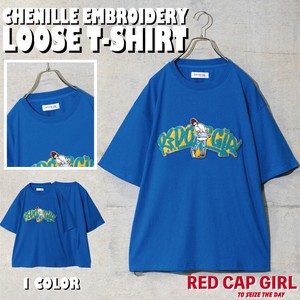T-shirt Embroidered RED CAP GIRL