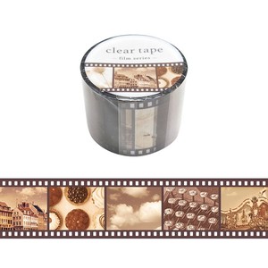 Washi Tape Clear Tape 30mm Width Film Brown