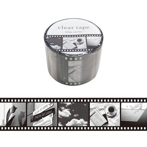 Washi Tape Clear Tape 30mm Width Film Monochrome