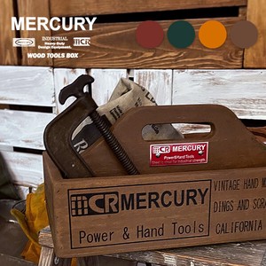 Mercury MERCURY Wood Handy Tool Box Cafe Kitchen Accessory Wooden Camp American