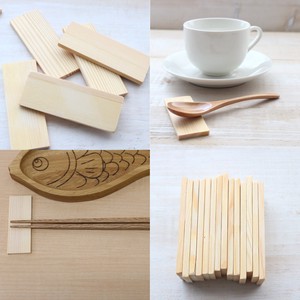 Recycling wooden Chopstick Rest Cutlery Assort 2