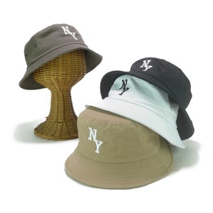 【年間品】SHF−NY刺繍ツイルバケットハット　ヤング帽子