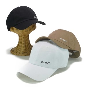 【年間品】SHF−E＝mc2刺繍ツイルコットンローキャップ　ヤング帽子