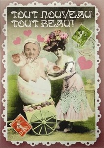 Postcard Antique Collage