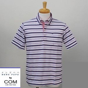 Made in Japan Men's Men's Short Sleeve Polo Shirt Casual Shirt Border