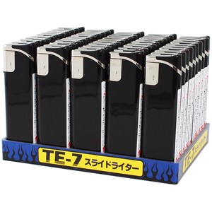 TE-7 黒　スライド式電子ライター　※PSCマーク付き