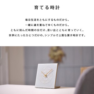 Clock/Watch Clock/Watch Table Clock Table Clock Made in Japan Ceramic Pottery Mino Ware