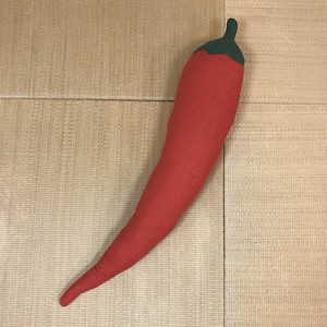 Handmade Huggy Pillow Red Pepper