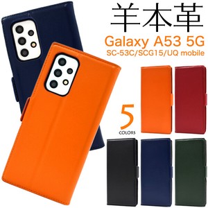 Genuine Leather Use Galaxy A5 3 5 SC 53 SC 15 Skin Leather Notebook Type Case 2